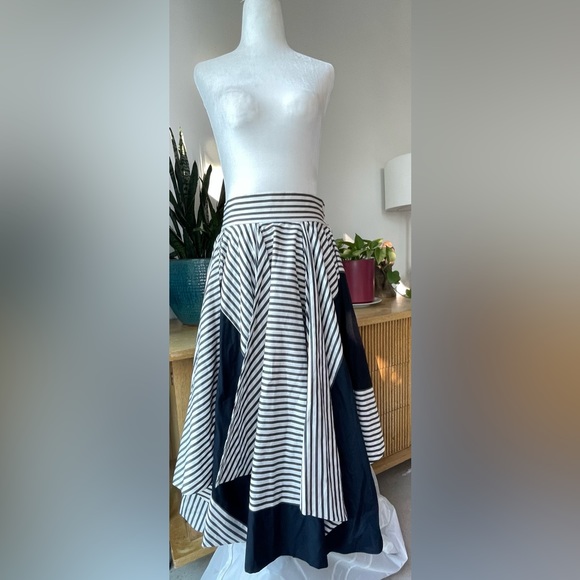 ISSEY MIYAKE kaleidoscope layered striped skirt size small - Picture 10 of 16